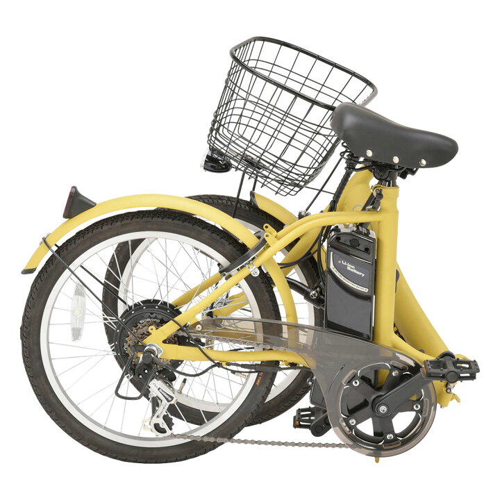 楽天市場】e-Drip 前カゴ付き折りたたみ電動アシスト自転車（ベージュ 