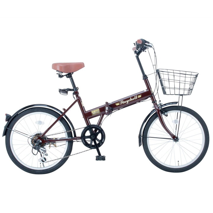 楽天市場】20インチ折りたたみ自転車FB-206R 35650 ブラウンレイチェル 