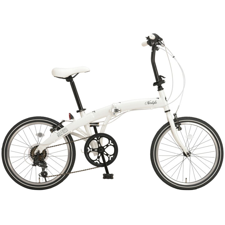 楽天市場】NEXTYLE NX-FB001（ホワイト）20インチ折りたたみ自転車 20 