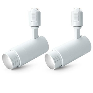 SPAHER ダクトレール用スポットライト LED 照明 ビーム角調節タイプ ライティングレール 100W相当 角度調節可能 植物育成ライト LED一体型 取付け簡単 電球不要 照明器具 明るい おしゃれ 玄関