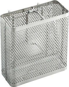 ヨシカワ 水切りラック 水切りかご 日本製 カトラリーポケット 足なし 箸 仕切りあり 幅9.4×奥行5.6×高さ10cm 1621057 食器 水切り カゴ 台所 シンク トレー キッチン バスケット