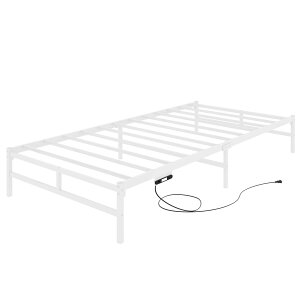 LunarLight pCvxbh xbht[ 97.5s202.229.5cm ̂ É VO bed frame RZgt LEDCgt ʋC ϋv ω׏d400kg xbh[  gȒP Vv 