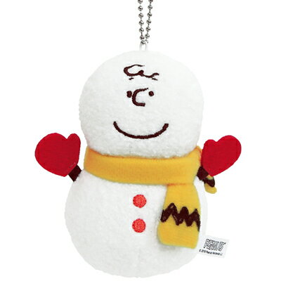 楽天市場 チャーリーブラウン 雪だるまマスコットスヌーピー グッズ ぬいぐるみ キーホルダー おかいものsnoopy 楽天市場店