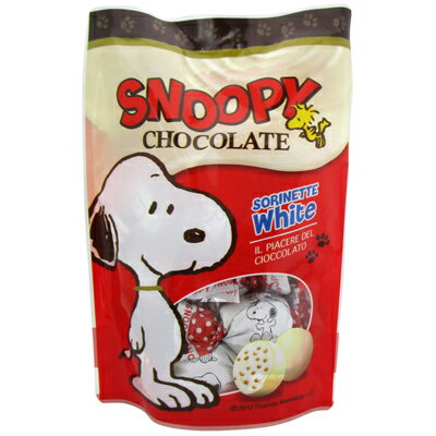 楽天市場 スヌーピー ホワイトプラリネチョコレートスヌーピー グッズ お菓子 シリアル入り おかいものsnoopy 楽天市場店