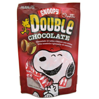 楽天市場 スヌーピー チョコレートパック ダブル スヌーピー グッズ お菓子 ヘーゼルナッツ入り おかいものsnoopy 楽天市場店