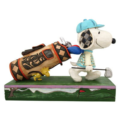 楽天市場 Peanuts Jim Shore フィギュア スヌーピー ウッドストック ゴルフスヌーピー グッズ 大人 向け プレゼント おかいものsnoopy 楽天市場店
