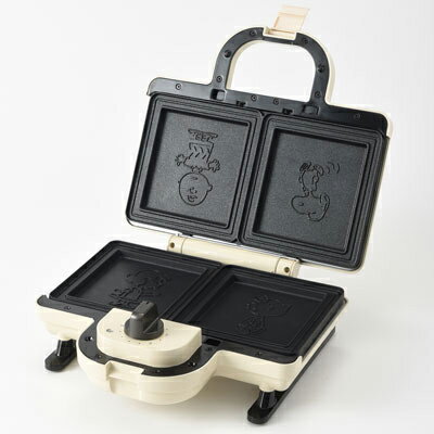 楽天市場 スヌーピー Bruno ホットサンドメーカー ダブル エクリュ おかいものsnoopy 楽天市場店