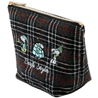 楽天市場 スヌーピー ミニ舟形ポーチ チェックシリーズ スヌーピー ポーチ 化粧ポーチ 舟型 ミニポーチ 小物入れ コスメポーチ チェック チェック柄 チェック柄ポーチ 雑貨 Snoopy スヌーピーグッズ 刺繍 ギフト おしゃれ かわいい キャラクター グッズ 大人 向け