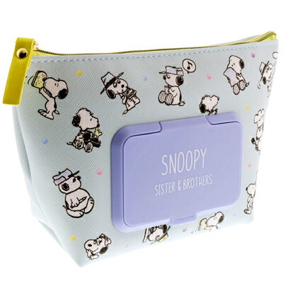 楽天市場 スヌーピー ｓｅｅｐｏ３ ブラザー スヌーピー ポーチ シートケース付き 機能性ポーチ シーポ Seepo ウェットティッシュケース シートケース 小物入れ 化粧ポーチ コスメポーチ スヌーピーグッズ おしゃれ かわいい キャラクター グッズ 大人 向け プレゼント