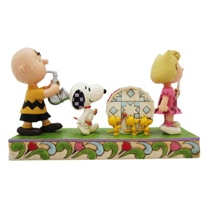 楽天市場 Peanuts Jim Shore フィギュア A Playful Paradeスヌーピー フィギュア ジムショア 音楽隊 パレード インテリア 置物 木彫り風 ジムショアスヌーピー Snoopy ピーナッツ スヌーピーグッズ ギフト 贈り物 おしゃれ かわいい キャラクター グッズ 大人 向け