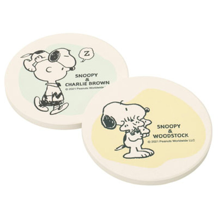 楽天市場 スヌーピー 陶製吸水コースター おかいものsnoopy 楽天市場店