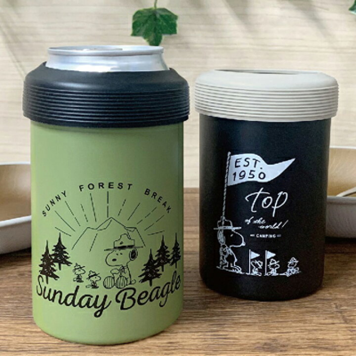 楽天市場 スヌーピー 缶ホルダースヌーピー 保冷缶ホルダー 缶クーラー 缶 保冷 保温 タンブラー ホルダー カバー 缶用 アウトドア キャンプ Snoopy ピーナッツ スヌーピーグッズ ギフト おしゃれ かわいい キャラクター グッズ 大人 向け プレゼントサンデービーグル