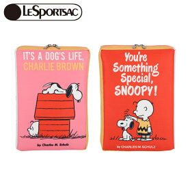 PEANUTS×LeSportsac BOOK POUCH (スヌーピーパル) スヌーピー レスポートサック コラボ ポーチ コンパクト 薄い SNOOPY ピーナッツ スヌーピーグッズ ギフト おしゃれ かわいい キャラクター グッズ プレゼント LeSportsac Special Placement