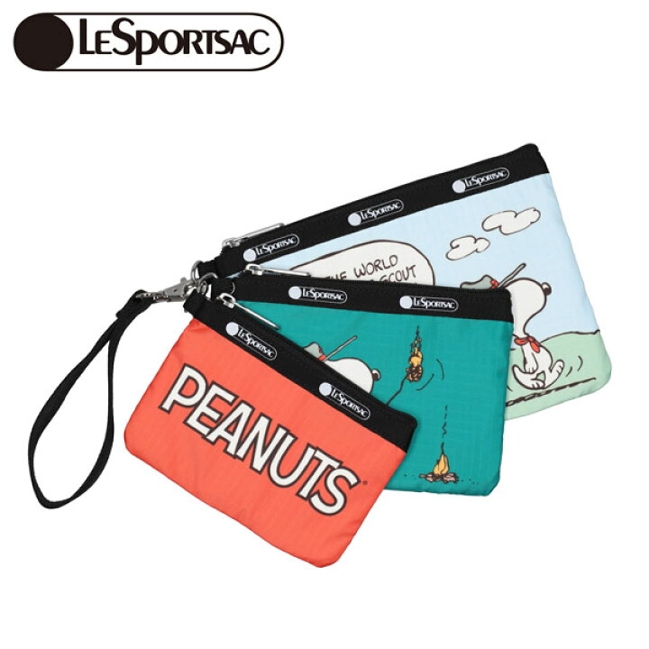 楽天市場】PEANUTS×LeSportsac WRISTLET POUCH SET (ビーグル 