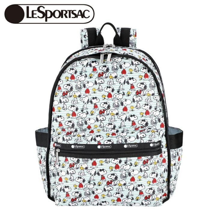 楽天市場】PEANUTS×LeSportsac ROUTE BACKPACK (スヌーピー&ウッド  