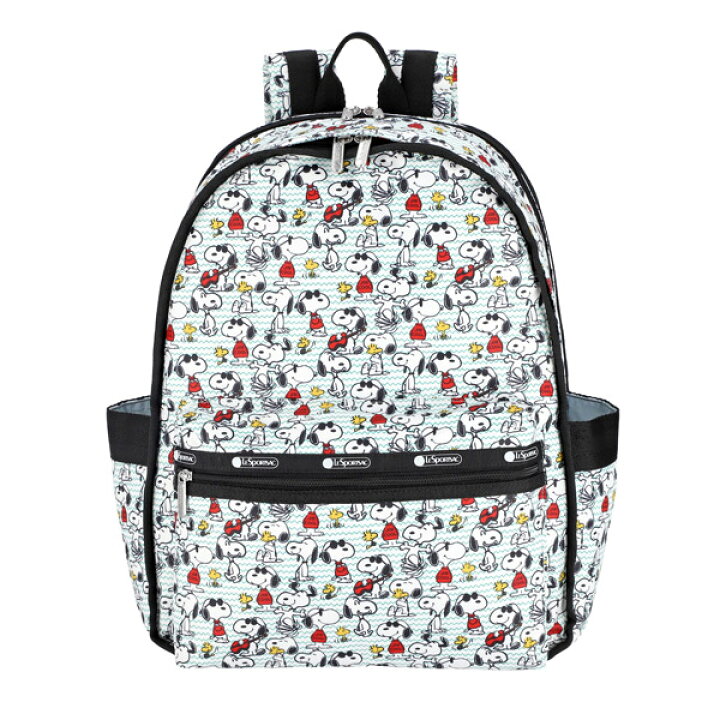 楽天市場】PEANUTS×LeSportsac ROUTE BACKPACK (スヌーピー&ウッド 