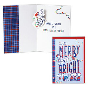 Xk[s[ ̃NX}XJ[h (Merry & Bright) Xk[s[ J[h bZ[W  SNOOPY s[ibc Xk[s[ObY  킢 Mtg v[g LN^[ ObY