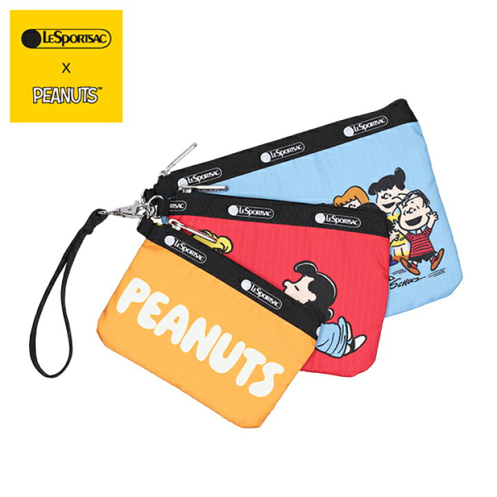 楽天市場】PEANUTS×LeSportsac WRISTLET POUCH SET (ピーナッツ  