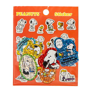 スヌーピー フレーク&シートステッカー (ビビット) シール、ステッカー パッケージサイズ:高さ11cm×幅9cm PKS342 SNOOPY スヌーピーグッズ ギフト プレゼント おしゃれ かわいい ピーナッツ キ