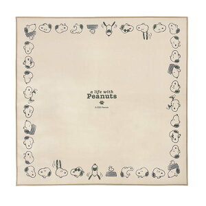 Xk[s[ `NX (A LIFE WITH PEANUTS) |GXe100% H450×W450mm 50g 227357 SNOOPY Xk[s[ObY Mtg v[g  킢 s[ibc LN^[ ObY