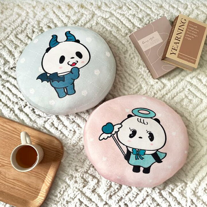 楽天市場】お買いものパンダ【オリジナル商品】丸形クッション（小 
