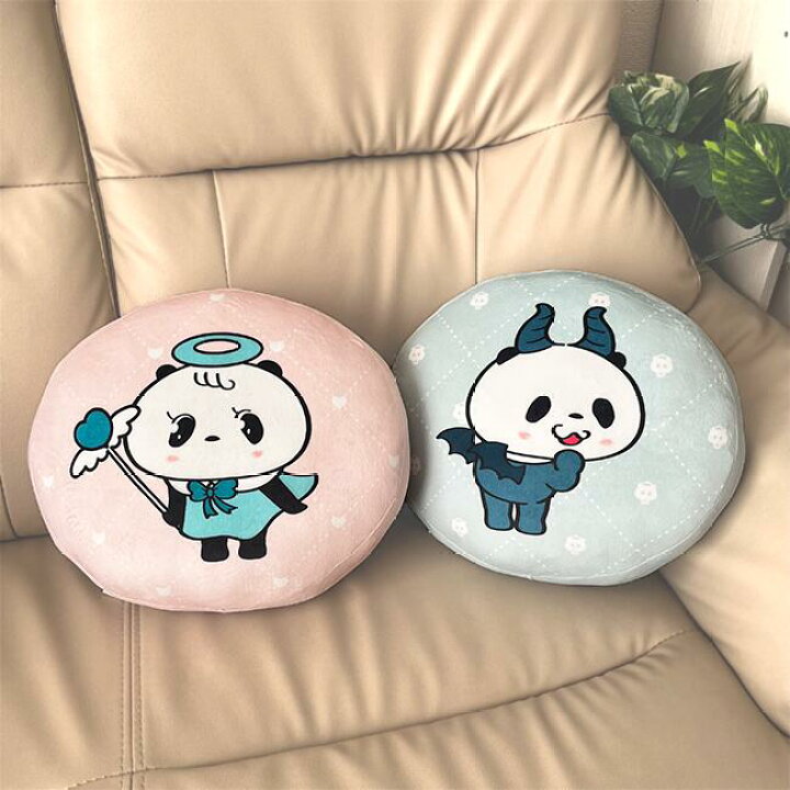 楽天市場】お買いものパンダ【オリジナル商品】丸形クッション（小 