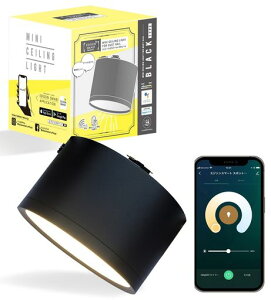 �G�W�\���X�}�[�g �~�j�V�[�����O���C�g (�_�N�g���[���p/�u���b�N) Alexa Google Home�Ή� �X�}�[�g���C�g �������F LED ���^ �V��Ɩ� 3�`4�� �X�|�b�g���C�g Wi-Fi�Ɩ� RST-TL144LBK