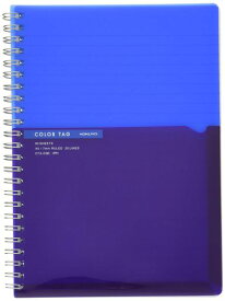 コクヨ(KOKUYO) ノート リングノート カラータグ Bi-COLOR A5 ブルー CTス-C30B