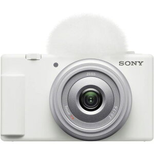 SONY(�\�j�[) �R���p�N�g�f�W�^���J���� VLOGCAM Vlog�p�J���� ZV-1F �{�f�B �E�B���h�X�N���[���t�� 20mm F2.0 �P�œ_�����Y �z���C�g ZV-1F W