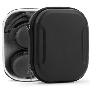 Geekria PRO ���ȃw�b�h�z���P�[�X �X�J���L�����f�B Skullcandy Crusher EVO/ANC 2�AHesh 3/Evo�AVenue�ȂǂɑΉ� �n�[�h�V�F�� �ϋv�� ���w�ی� ���s�p�L�����[�o�b�O (�u���b�N)