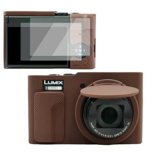 VOVMOEYA Panasonic Lumix TZ/ZS99�p�J�����P�[�X �X�N���[���v���e�N�^�[2���ƃn���h�X�g���b�v�t���ADC-TZ99�V���R���P�[�X�A�\�t�g�ی�y��,�u���E��