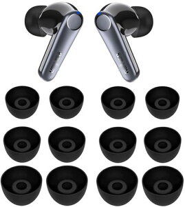 A-Pcas �C���[�s�[�X EarFun Air Pro 3�C���z���p �C���[�s�[�X Ear fun Free Pro 3 �C���z���p �C���[�`�b�v Ear fun Air S�C���z���p �C���[�s�[�X �V���R���� S/M/L 6�y�A �u���b�N 532