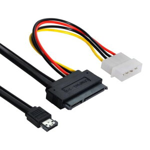 CY 50cm eSATAp Power ESATA �R���{ - SATA 22�s�� & IDE 4�s�� 5V 12V 3.5�C���` 2.5�C���`�n�[�h�f�B�X�N�f�[�^�P�[�u���p