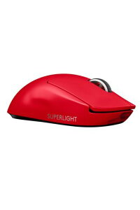 Logicool G PRO X SUPERLIGHT ���C�����X �Q�[�~���O�}�E�X G-PPD-003WL-RD �y�� 63g���� LIGHTSPEED HERO 25K�Z���T�[ POWERPLAY ���� �[�d �Ή� �Q�[�~���O �}�E�X ���b�h ��