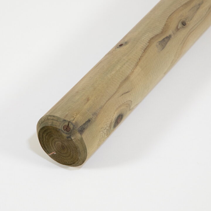 楽天市場】ACQ 丸太杭 【直径約60φ×1200mm】 (10本束) : オカモク楽天 