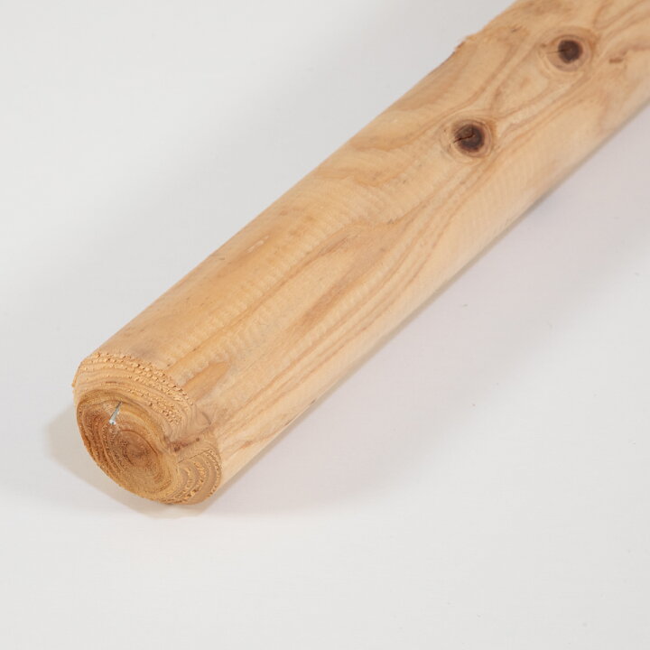 楽天市場】白木 丸太杭 【直径約50φ×1500mm】 (10本束) : オカモク楽天 