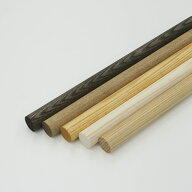 塗装広葉樹丸棒 直径24mm 910mm 1820mm DIY 木材 DIY用丸棒材 クラフト用丸棒 ウッドカービング用材 ウッ…