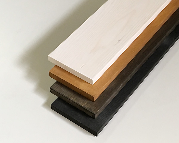 塗装ワンバイ材 [1×6] DIY 木材 1x6 角材 塗装済 カット可 ワンバイシックス 4色展開