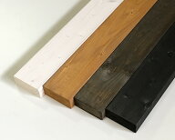 塗装ツーバイ材 【約38×89×2440mm】[2×4] ( DIY 木材 2x4 角材 塗装済 カット可 ツーバイフォー 4色展…