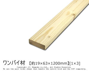 oC y19×63×1200mmz [1×3] ( DIY ؍ 1x3 p Jbg h oCX[ )
