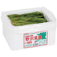 送料無料 木島平村 岡本商店 製造直販 野沢菜漬お徳用 【バラ詰め】 6kg 野沢菜 浅漬け 信州 長野県 北信…
