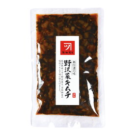 木島平村 岡本商店 製造直販 「野沢菜キムチ 」160g 信州 野沢菜漬 漬物 長野県 北信州 本場の野沢菜 チャーハンの具 ラーメンのトッピング キムチ味 特産品 国産 お中元 お歳暮 贈答品 ギフト 敬老の日 お土産