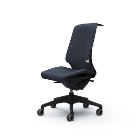 Spher スフィア ハイバック 肘なし 座面奥行調節あり ボディカラー：ブラック キャスター：ウレタン 張地：リネット ランバーサポート・ハンガー付 CT1BFB