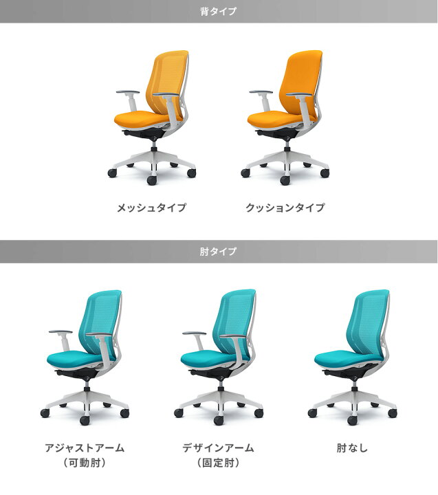 楽天市場】オカムラ シルフィー 固定ヘッドレスト付 背メッシュタイプ 