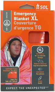 S.O.L. Survive Outdoors Longer SOL(ソル) アウトドア キャンプ 登山 サバイバル 防災 毛布 エマージェンシーブランケット XL 2人用