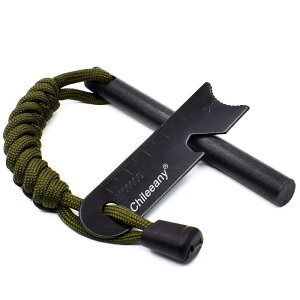 Chileeany �t�@�C���[�X�^�[�^�[ | �Αł��� | 100 x 10mm �ɑ� ���� | ���^�� �}�b�` | �L�����v�΋N�����Z�b�g