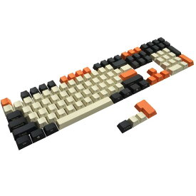 Happy Balls PBT キーキャップ 側/前方 印刷 ANSI/ISO レイ アウト キー セット 半 プロファイル 非 バック ライト 厚 チェリー MX キーキャップ 60％ / 87 TKL / 108 分 104 MX、 機械的 ゲーム