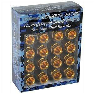 KYO-EI(���i�Y��) LEGGDURA RACING Shell Type Lock  Nut Set(RL53) ���f���[�����[�V���O�V�F���^�C�v�i�b�g(���b�N�i�b�g�Z�b�g) M12×P1.25�S�[���h RL53-13A