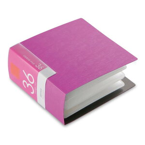 BUFFALO CDDVD�t�@�C���P�[�X �u�b�N�^�C�v 36�����[ �s���N BSCD01F36PK