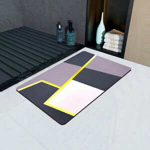 MingXiu バスマット バスマット 玄関マット 足ふきマット 50*80cm 滑り止め 吸水 速乾 室内 バスルームマット 洗面所 マット 抗菌防臭調湿 防カビ 床暖房対応